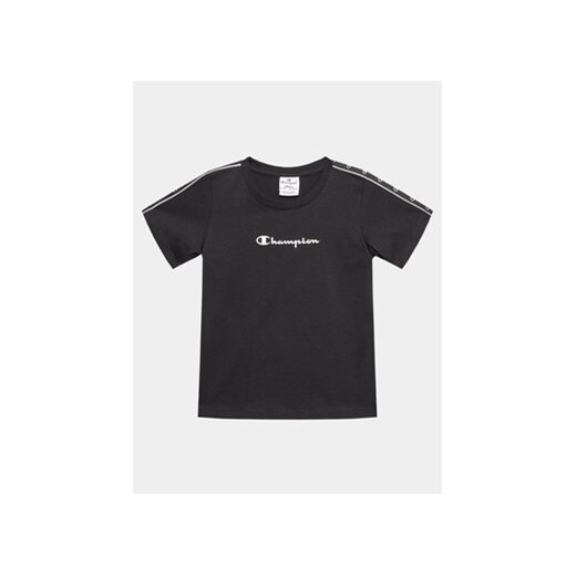 Champion T-Shirt 404643 Czarny Regular Fit ze sklepu MODIVO w kategorii T-shirty chłopięce - zdjęcie 168576202