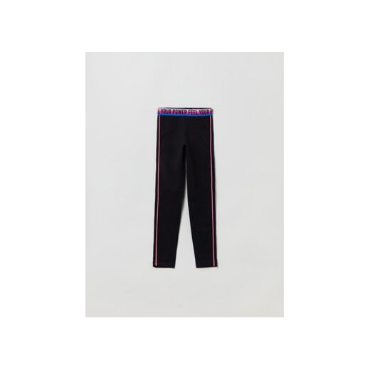 OVS Legginsy 1755717 Czarny Slim Fit ze sklepu MODIVO w kategorii Spodnie dziewczęce - zdjęcie 168576500