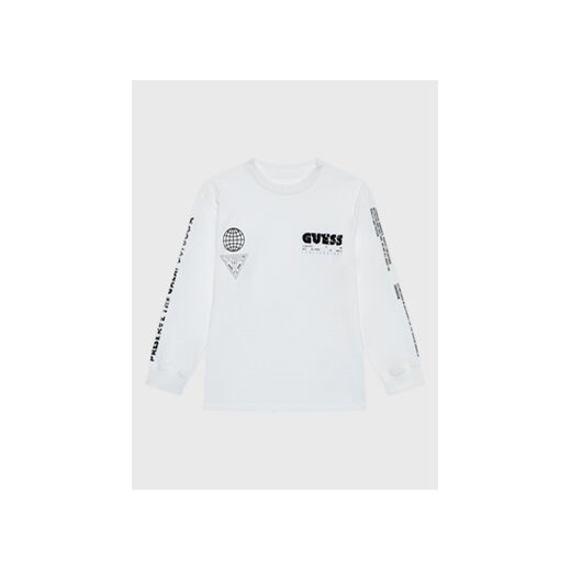 Guess Bluzka L2BI04 I3Z13 Biały Oversize ze sklepu MODIVO w kategorii T-shirty chłopięce - zdjęcie 168576582