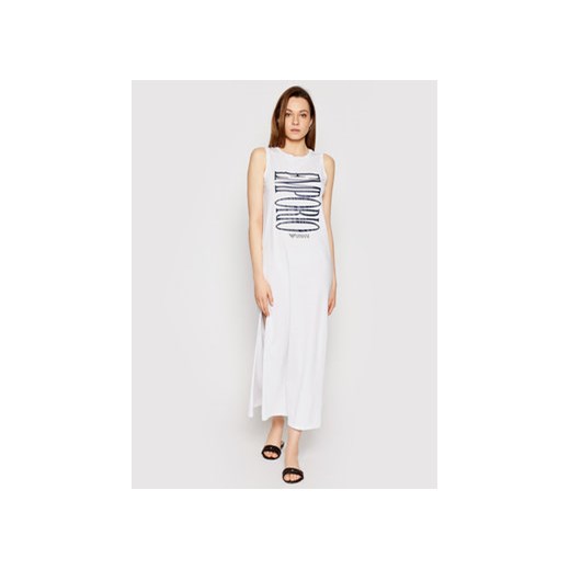 Emporio Armani Sukienka plażowa 262635 1P340 71710 Biały Regular Fit ze sklepu MODIVO w kategorii Odzież plażowa - zdjęcie 168576662