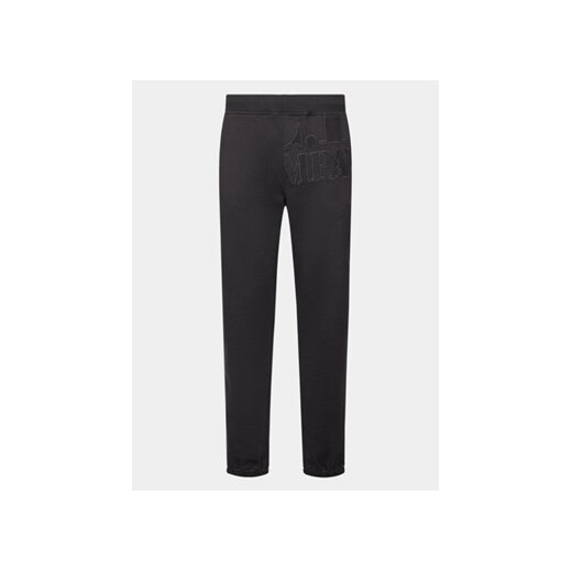 C.P. Company Spodnie dresowe Diagonal Raised 14CMSP326A 005086W Czarny Regular Fit ze sklepu MODIVO w kategorii Spodnie męskie - zdjęcie 168576701