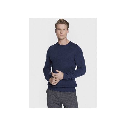 Blend Sweter 20714834 Granatowy Regular Fit ze sklepu MODIVO w kategorii Swetry męskie - zdjęcie 168577491