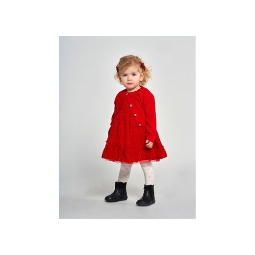 Birba Trybeyond Sukienka elegancka 999 75315 00 D Czerwony Regular Fit ze sklepu MODIVO w kategorii Sukienki dziewczęce - zdjęcie 168577521