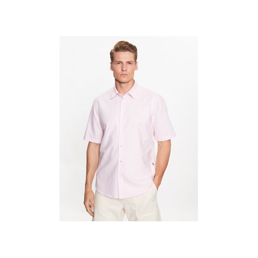Boss Koszula Rash_2 50489351 Różowy Regular Fit ze sklepu MODIVO w kategorii Koszule męskie - zdjęcie 168577693