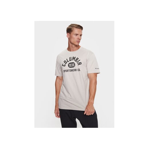 Columbia T-Shirt CSC Basic Logo™ Short Sleeve Brązowy Regular Fit ze sklepu MODIVO w kategorii T-shirty męskie - zdjęcie 168577834