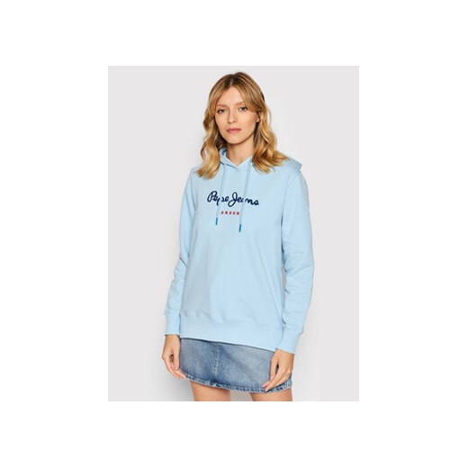 Pepe Jeans Bluza Calista PL581190 Niebieski Regular Fit Pepe Jeans XS promocja MODIVO