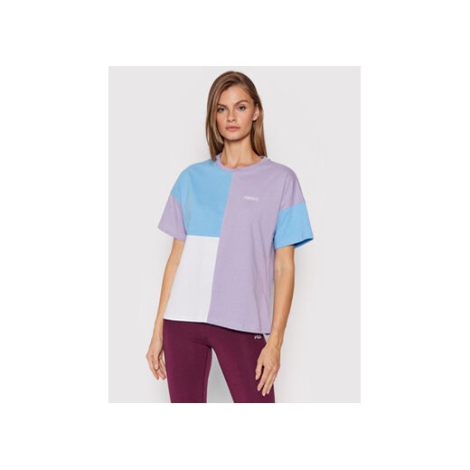 PROSTO. T-Shirt KLASYK Mousse Violet 1061 Fioletowy Regular Fit ze sklepu MODIVO w kategorii Bluzki damskie - zdjęcie 168578892