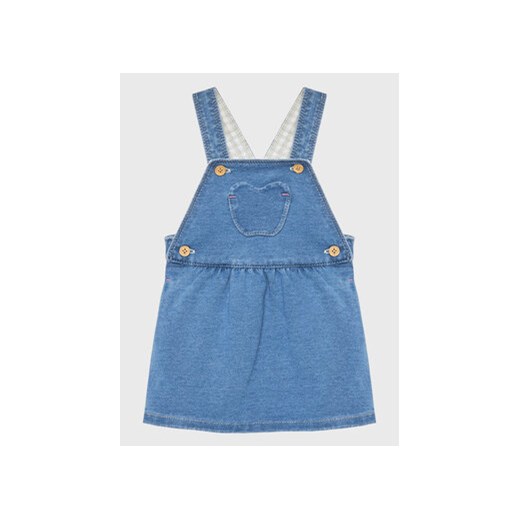 United Colors Of Benetton Sukienka jeansowa 4BAYAT00I Niebieski Regular Fit ze sklepu MODIVO w kategorii Sukienki niemowlęce - zdjęcie 168579041