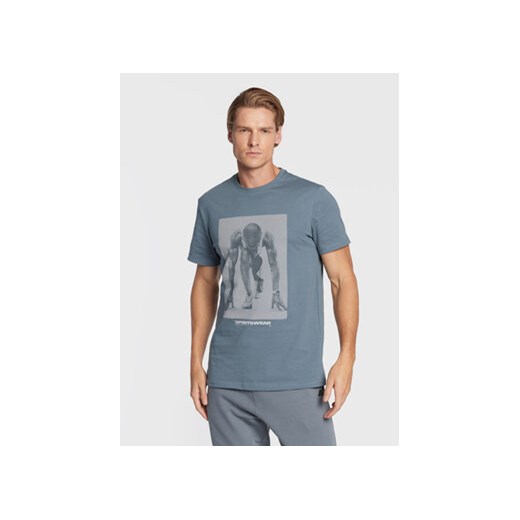 4F T-Shirt H4Z22-TSM035 Niebieski Regular Fit ze sklepu MODIVO w kategorii T-shirty męskie - zdjęcie 168579163