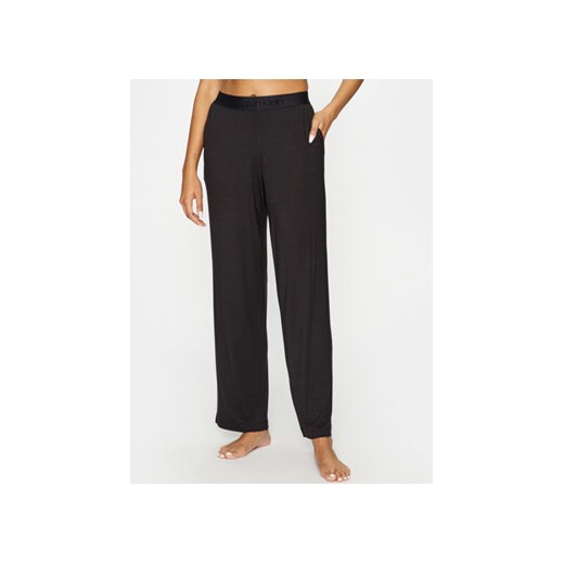 Calvin Klein Underwear Spodnie piżamowe 000QS7007E Czarny Relaxed Fit ze sklepu MODIVO w kategorii Piżamy damskie - zdjęcie 168579554