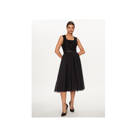 Rinascimento Sukienka koktajlowa CFC0115310003 Czarny Regular Fit ze sklepu MODIVO w kategorii Sukienki - zdjęcie 168579670