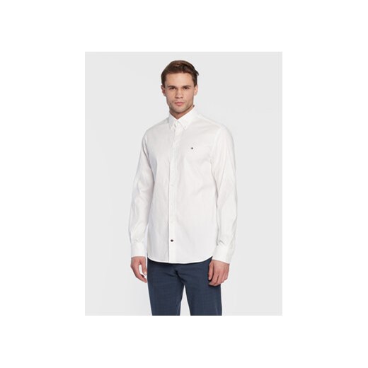 Tommy Hilfiger Koszula MW0MW29969 Biały Regular Fit ze sklepu MODIVO w kategorii Koszule męskie - zdjęcie 168579964