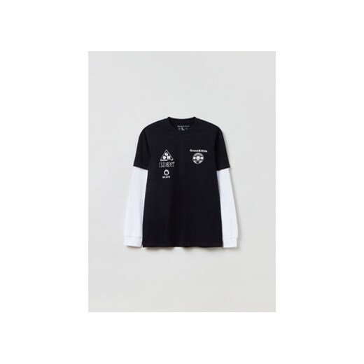 OVS Bluzka GRAND & HILLS 1606339 Czarny Regular Fit ze sklepu MODIVO w kategorii T-shirty chłopięce - zdjęcie 168580064