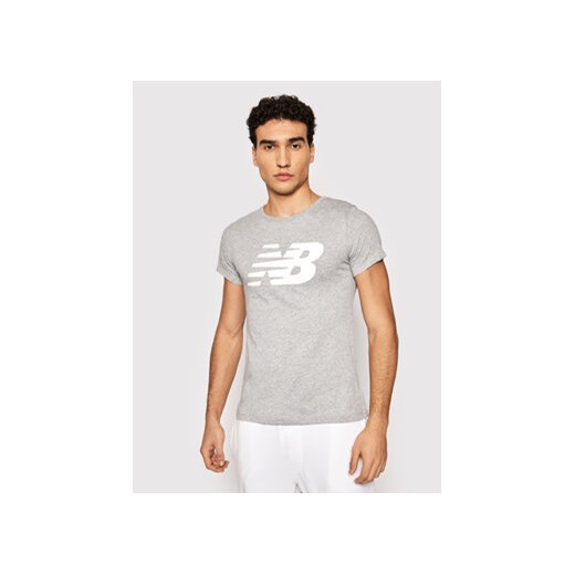 New Balance T-Shirt Nb Cl Fly NBWT0381 Szary Athletic Fit ze sklepu MODIVO w kategorii T-shirty męskie - zdjęcie 168580381