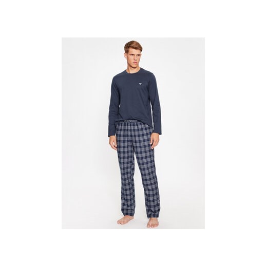 Emporio Armani Underwear Piżama 111860 3F576 59136 Granatowy Regular Fit ze sklepu MODIVO w kategorii Piżamy męskie - zdjęcie 168580723