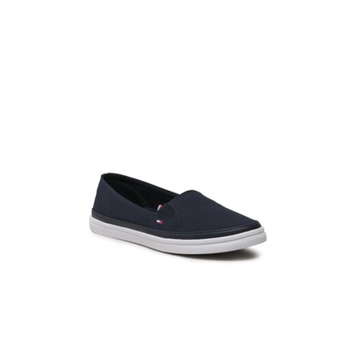 Tommy Hilfiger Tenisówki Essential Kesha Slip-On FW0FW07121 Granatowy Tommy Hilfiger 40 okazja MODIVO