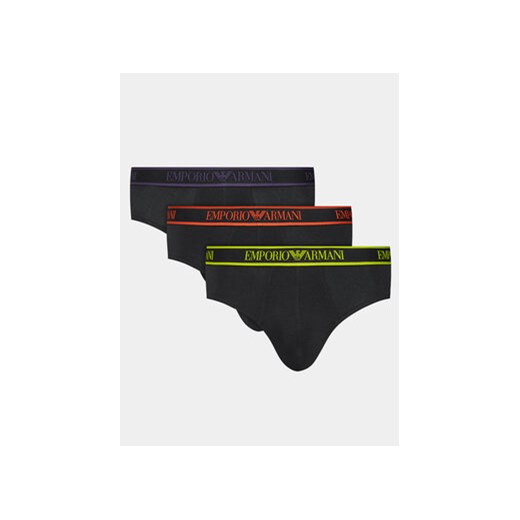 Emporio Armani Underwear Komplet 3 par slipów 111734 3F717 29821 Czarny ze sklepu MODIVO w kategorii Majtki męskie - zdjęcie 168581200