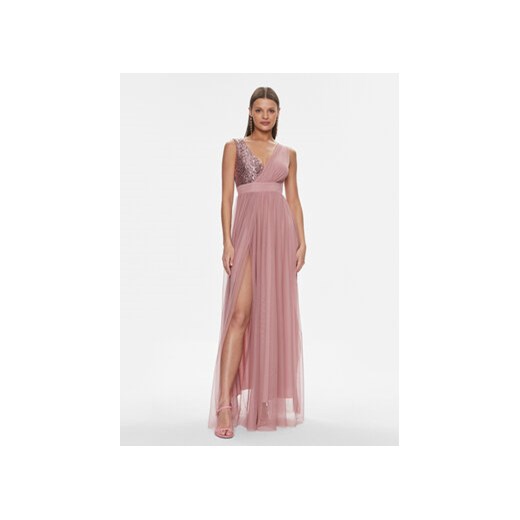 Rinascimento Sukienka wieczorowa CFC0117528003 Różowy Regular Fit ze sklepu MODIVO w kategorii Sukienki - zdjęcie 168582314