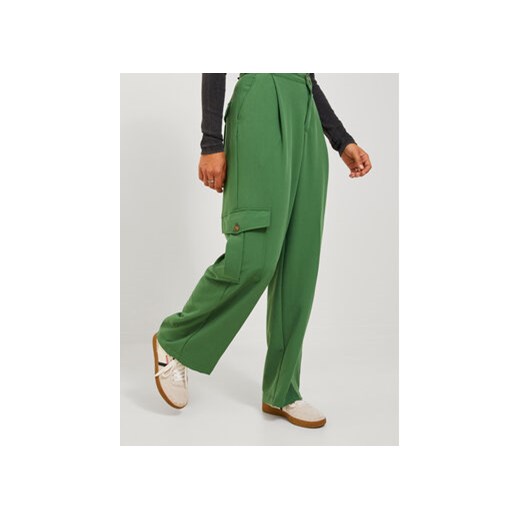 JJXX Spodnie materiałowe 12238354 Zielony Regular Fit ze sklepu MODIVO w kategorii Spodnie damskie - zdjęcie 168582750