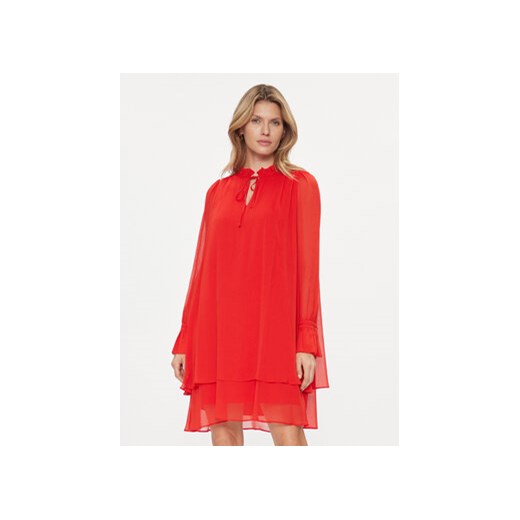 JOOP! Sukienka codzienna 58 JW231D151 30035288 Czerwony Regular Fit ze sklepu MODIVO w kategorii Sukienki - zdjęcie 168582780