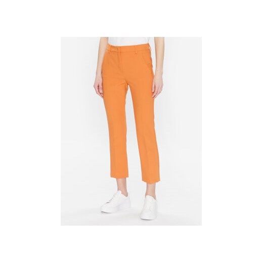 Weekend Max Mara Spodnie materiałowe Rana 2351310137 Pomarańczowy Slim Fit ze sklepu MODIVO w kategorii Spodnie damskie - zdjęcie 168582870