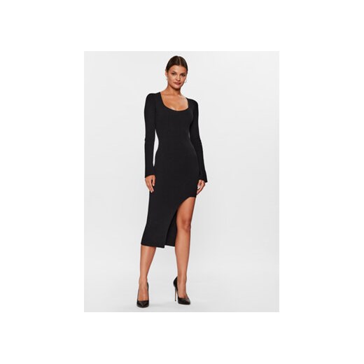 Kontatto Sukienka dzianinowa 3M1110 Czarny Slim Fit ze sklepu MODIVO w kategorii Sukienki - zdjęcie 168582902