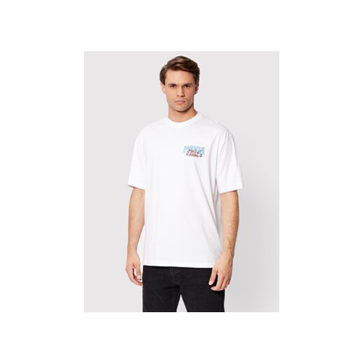 Makia T-Shirt MAURI KUNNAS Turso U21012 Biały Relaxed Fit ze sklepu MODIVO w kategorii T-shirty męskie - zdjęcie 168582952