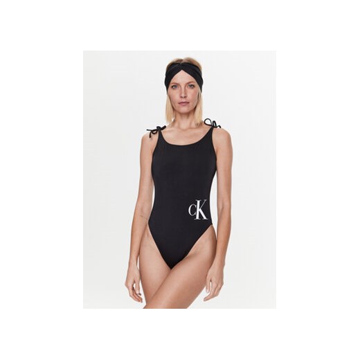 Calvin Klein Swimwear Strój kąpielowy Gift Pack KW0KW02087 Czarny ze sklepu MODIVO w kategorii Stroje kąpielowe - zdjęcie 168583060