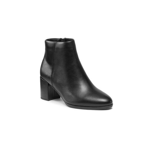 Clarks Botki Freva55 Zip 261747974 Czarny Clarks 39_5 okazyjna cena MODIVO