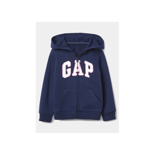 Gap Bluza 259444-03 Granatowy Regular Fit ze sklepu MODIVO w kategorii Bluzy dziewczęce - zdjęcie 168583563