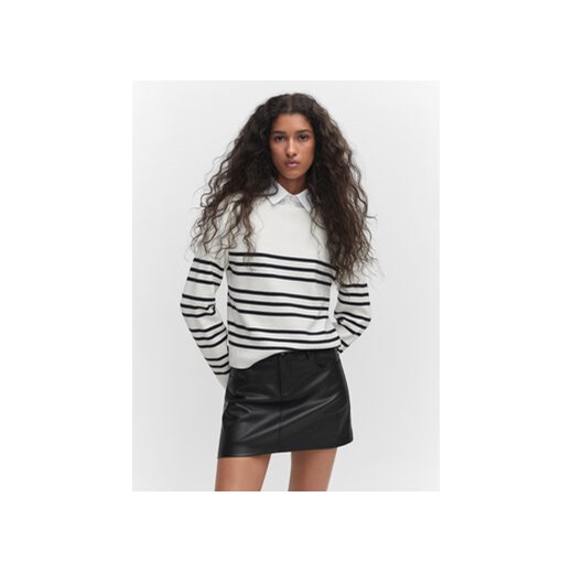 Mango Sweter Proac 57093796 Biały Regular Fit Mango XL wyprzedaż MODIVO