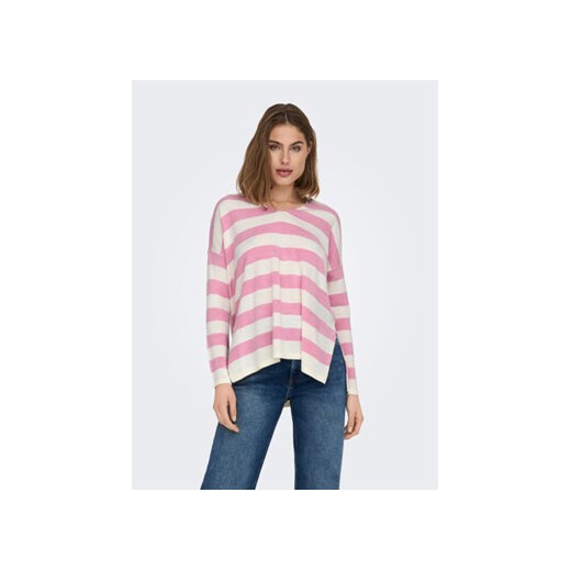 ONLY Sweter 15219642 Różowy Regular Fit ze sklepu MODIVO w kategorii Swetry damskie - zdjęcie 168583814