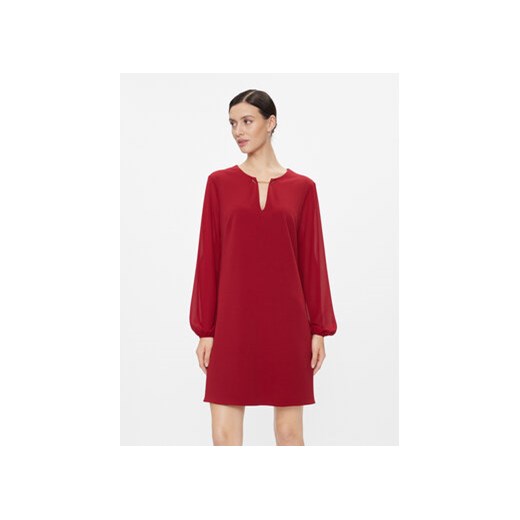 Rinascimento Sukienka koktajlowa CFC0116242003 Czerwony Relaxed Fit ze sklepu MODIVO w kategorii Sukienki - zdjęcie 168583991