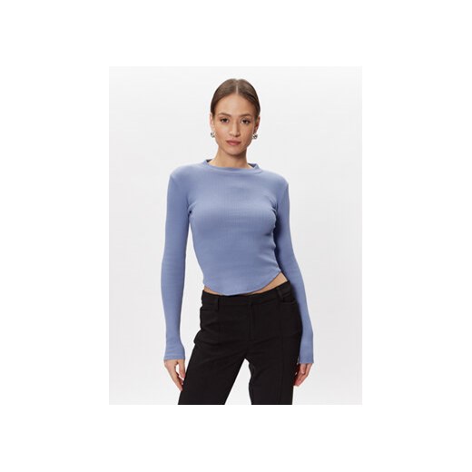 Gina Tricot Sweter 20400 Niebieski Regular Fit ze sklepu MODIVO w kategorii Swetry damskie - zdjęcie 168584013