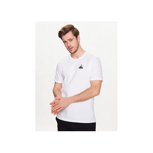 Le Coq Sportif T-Shirt 2310546 Biały Regular Fit ze sklepu MODIVO w kategorii T-shirty męskie - zdjęcie 168584034