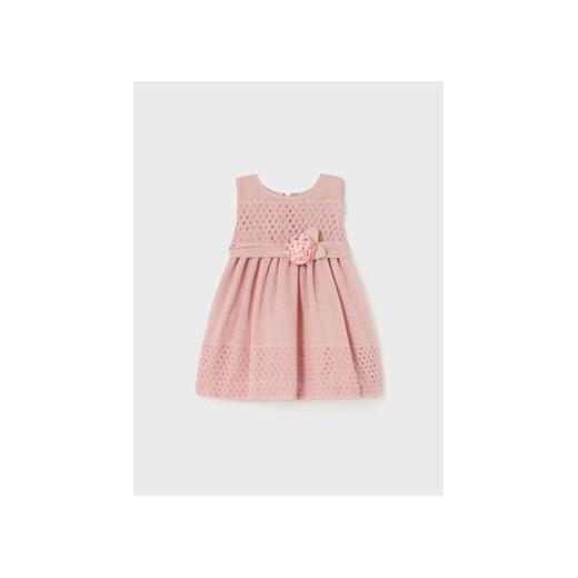 Mayoral Sukienka elegancka 1945 Różowy Regular Fit ze sklepu MODIVO w kategorii Sukienki niemowlęce - zdjęcie 168584280