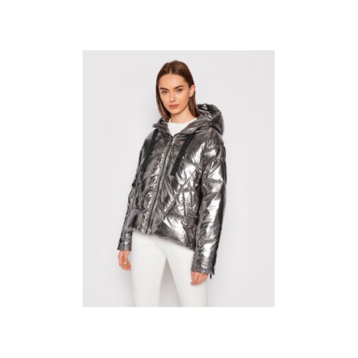 Deha Kurtka puchowa D53274 Srebrny Oversize Deha S okazyjna cena MODIVO