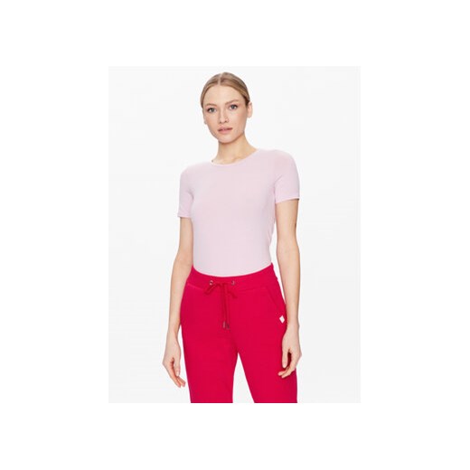 United Colors Of Benetton T-Shirt 3ZQM3M857 Różowy Regular Fit ze sklepu MODIVO w kategorii Bluzki damskie - zdjęcie 168584594