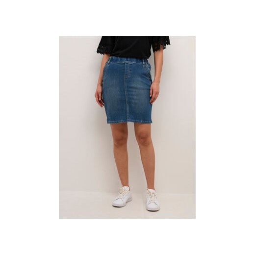 Cream Spódnica jeansowa Dinja 10610186 Granatowy Regular Fit ze sklepu MODIVO w kategorii Spódnice - zdjęcie 168584761