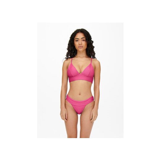 ONLY Góra od bikini 15223709 Różowy ze sklepu MODIVO w kategorii Stroje kąpielowe - zdjęcie 168584764