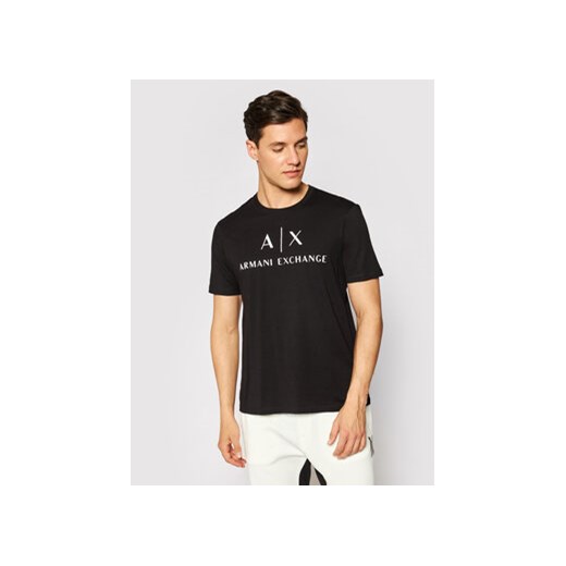 Armani Exchange T-Shirt 8NZTCJ Z8H4Z 1200 Czarny Slim Fit ze sklepu MODIVO w kategorii T-shirty męskie - zdjęcie 168584780