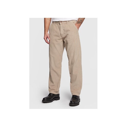 Redefined Rebel Spodnie materiałowe Malik 216210 Beżowy Loose Fit ze sklepu MODIVO w kategorii Spodnie męskie - zdjęcie 168584954