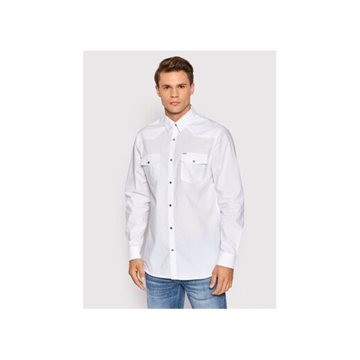Guess Koszula M2YH30 WEPX0 Biały Regular Fit ze sklepu MODIVO w kategorii Koszule męskie - zdjęcie 168584974