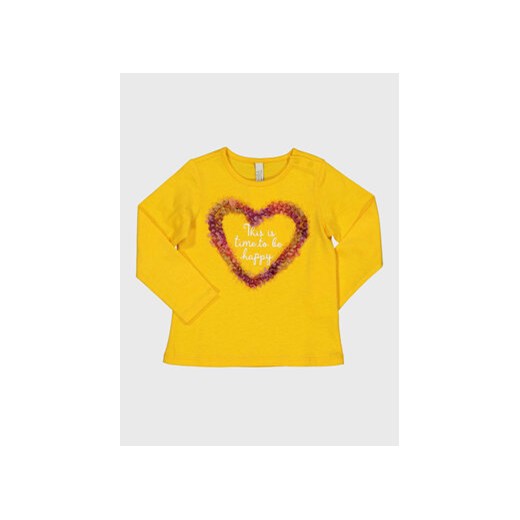 Birba Trybeyond Bluzka 999 54053 00 D Żółty Regular Fit ze sklepu MODIVO w kategorii Bluzki dziewczęce - zdjęcie 168585520