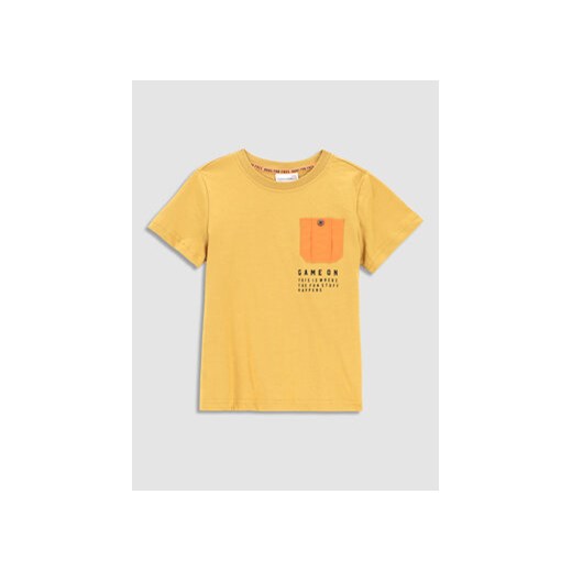 Coccodrillo T-Shirt WC2143204GOI Żółty Regular Fit ze sklepu MODIVO w kategorii T-shirty chłopięce - zdjęcie 168585604