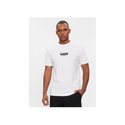 Calvin Klein T-Shirt Logo K10K112395 Biały Regular Fit Calvin Klein XXL MODIVO
