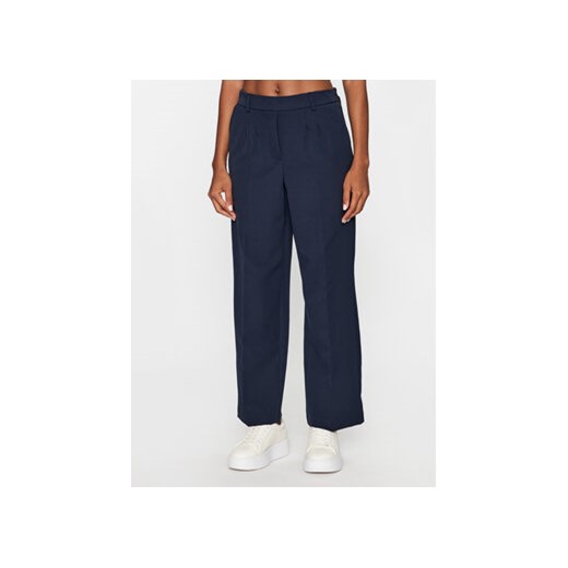 JDY Spodnie materiałowe 15310534 Granatowy Straight Fit ze sklepu MODIVO w kategorii Spodnie damskie - zdjęcie 168585850