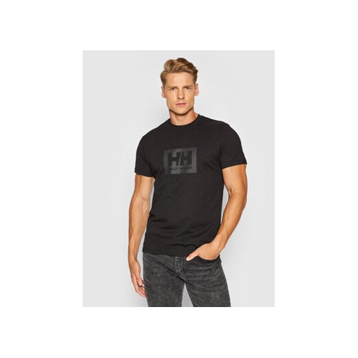 Helly Hansen T-Shirt Box 53285 Czarny Regular Fit ze sklepu MODIVO w kategorii T-shirty męskie - zdjęcie 168585902