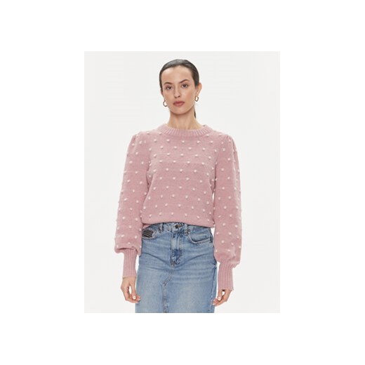 JDY Sweter 15304813 Różowy Regular Fit ze sklepu MODIVO w kategorii Swetry damskie - zdjęcie 168586032