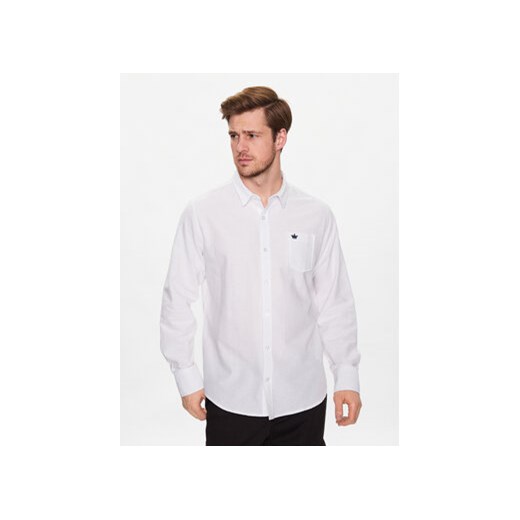 Brave Soul Koszula MSH-69POMPEIIC Biały Regular Fit ze sklepu MODIVO w kategorii Koszule męskie - zdjęcie 168586150